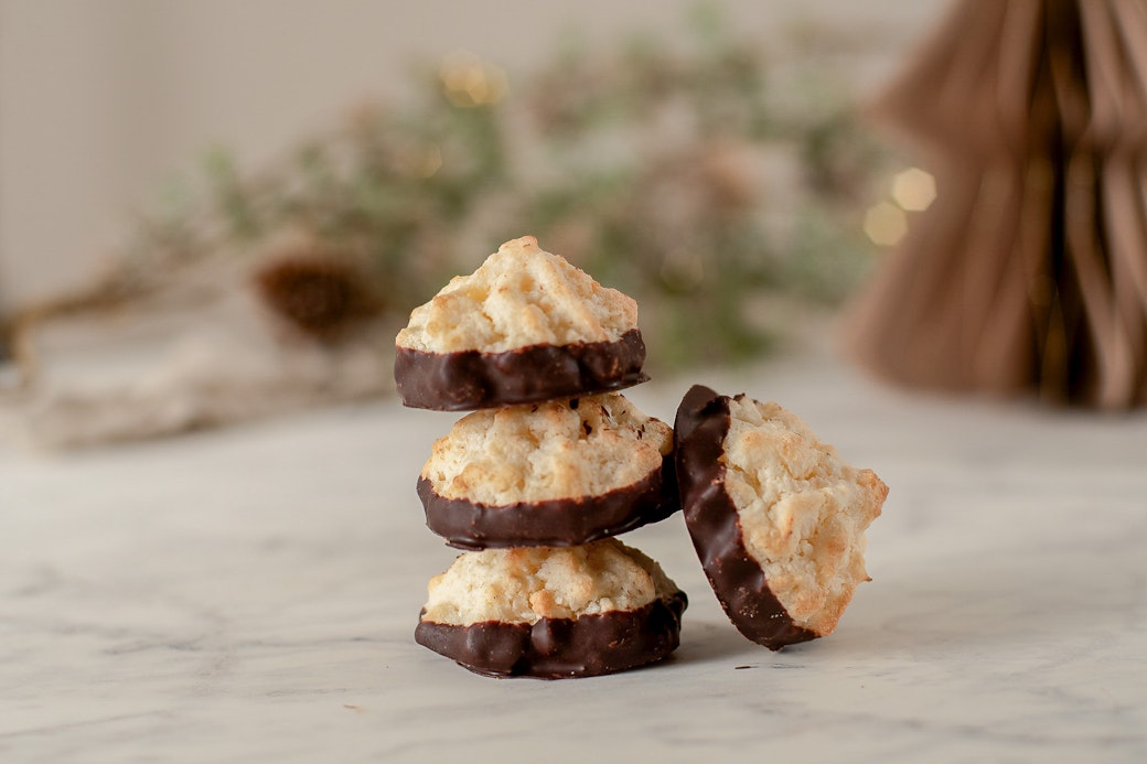 Kokosiner med sjokolade